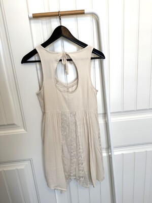 cream lace swing dress Abercrombie & Fitch - Lace Swing Dress - Cream - NWT - Size: XS Petite