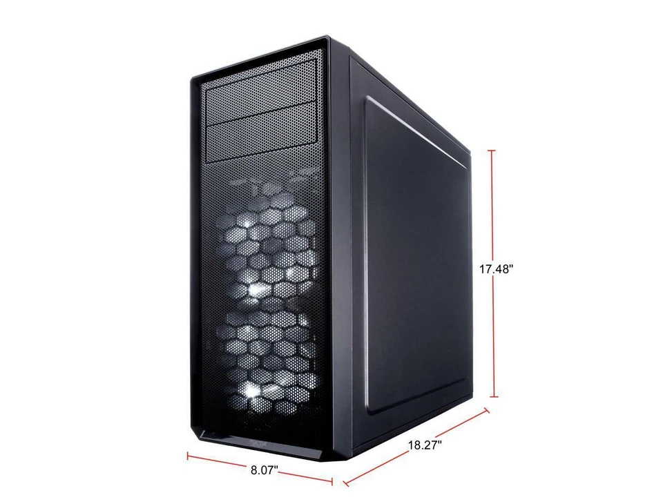 Fractal Design Focus G Black ATX Mid Tower Computer Case - Image 4 of 4