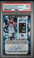 PSA 9 - IMMANUEL QUICKLEY #/99 Auto 2020 Contenders CONFERENCE TICKET - KENTUCKY