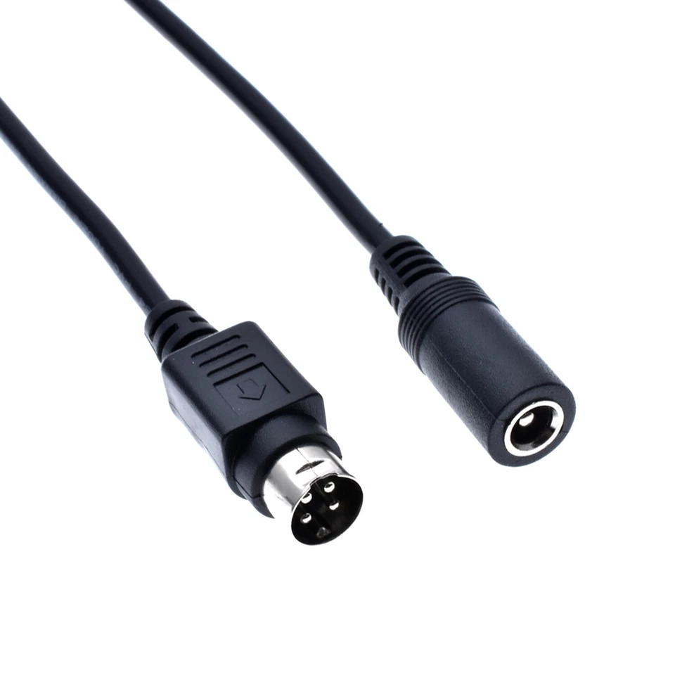 DC Power Supply Cable 5.5 x 2.1mm Female to MINI DIN 4 Pin Male For SATO TV LCD - Image 3 of 4