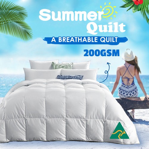 All Size Wool/Bamboo/Duck Down Goose/Microfibre Quilt Doona Duvet Summer Winter - Picture 24 of 30