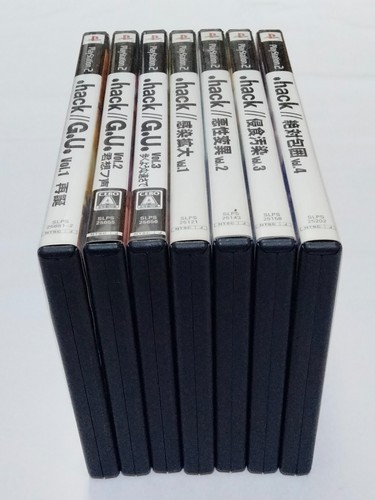 Dot hack .hack 1 2 3 4 & G.U. 1 2 3 Lot 7 set PS2 Playstation2 Japanese Ver. - Picture 4 of 20