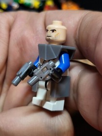 LEGO STAR WARS Captain Rex 7675 sw0194 Missing Helmet VGUC C16-4 