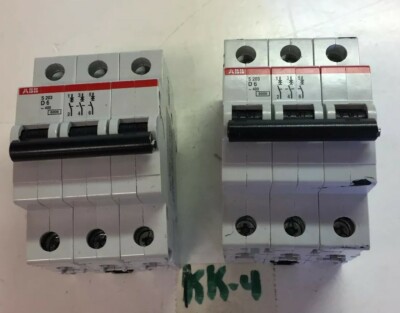 ABB S203 D6 3P Circuit Breakers (Lot Of 2) Warranty Fast Shipping!