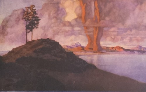 Maxfield Parrish “Atlas” Original 1908 Print, Frame & Glass 9 1/2”x 11 1/2” Nice - Picture 5 of 16