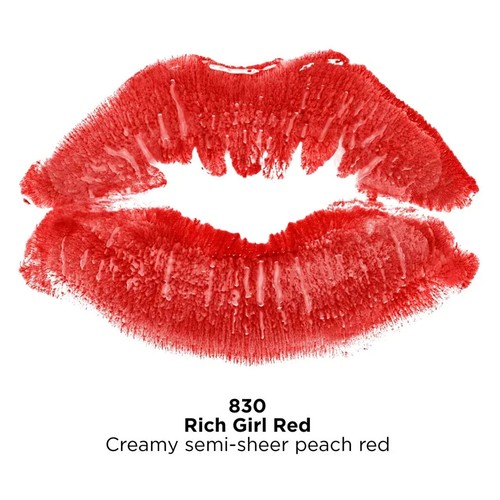 Revlon Super Lustrous Lipstick 830 RICH GIRL RED 0.13oz SEALED - Picture 2 of 2