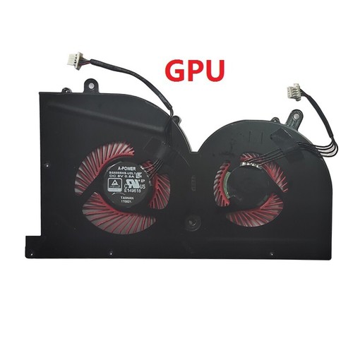 For MSI GS63 GS63VR GS73 6RF 7RF CPU & GPU Cooling Fan BS5005HS-U3I U3J New - Afbeelding 9 van 10