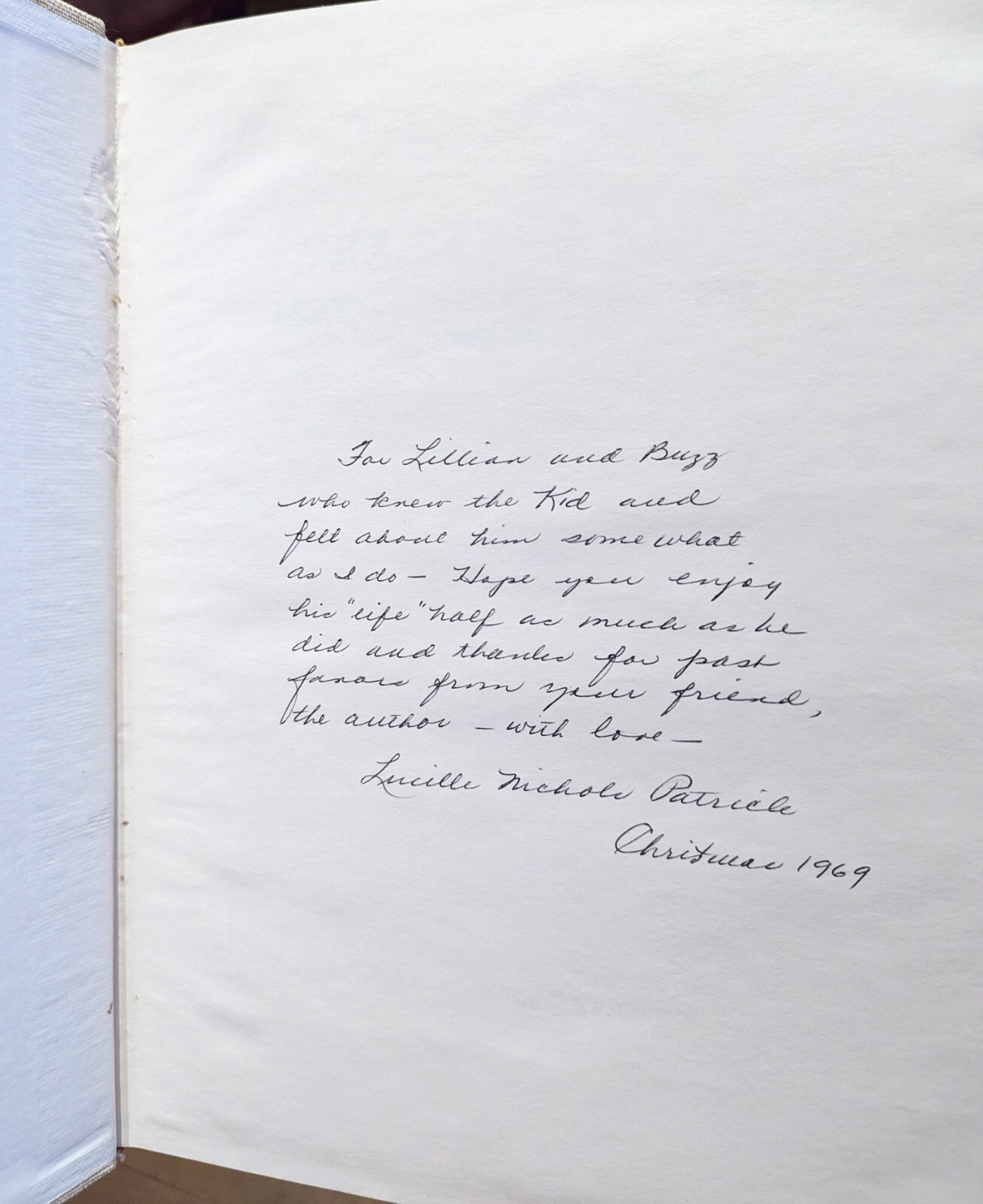 The Candy Kid James Calvin "Kid" Nichols by Lucille Nichols Patrick Signed Copy