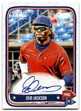 2024 ONYX VINTAGE AUTOGRAPHS JOJO JACKSON. AUTO PROSPECT #VOJOJA 511TH