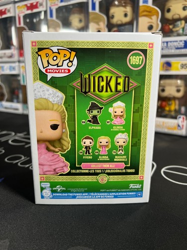 WICKED GLINDA IN BUBBLE GOWN FUNKO POP MOVIES VINYL FIGURE #1697 EXP POST P/P - Picture 5 of 10