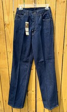 Vintage 80s 'The Full Fit' Calvin Klein Boot Cut Denim Jeans Size 10 NEW NOS