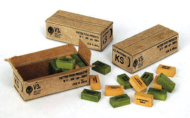 Plus Model 311 - 1:35 Various U.S. Field Ration Boxes