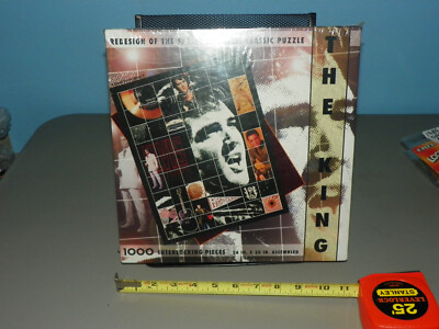 Sealed Springbok Elvis THE KING  1000 Piece 24 x 30 1992 Hallmark Jigsaw Puzzle