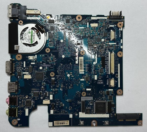 Acer Aspire One Series KAV60 L03 3CMFG:945 Motherboard Atom N270 LA-5141P #136 - Afbeelding 2 van 4