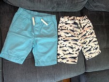NEW H M 2 pairs boys shorts - size 6-7Y