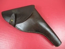 WWI British Army Leather Holster for Webley 455 Revolver - Original - NICE #2