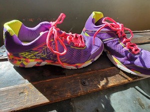 fila running shoes purple