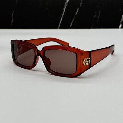 NEW GG1403SK 003 GUCCI RED BROWN SQUARE WOMEN GUCCI  display picture 1