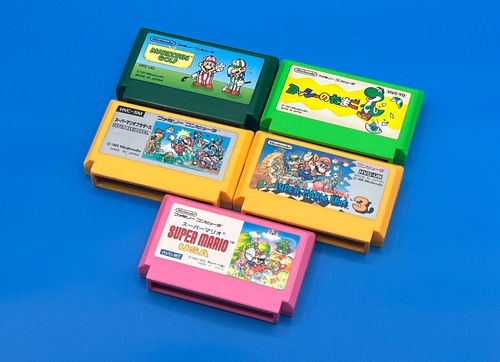 Lot 8 Super Mario bros 1 3 USA Golf + Guide BOOK + doll Famicom Nintendo Japan - Picture 2 of 24