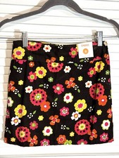 Gymboree Girls Corduroy Skirt Skort Skirt Size 9 NWT Sunflower Smiles Cotton