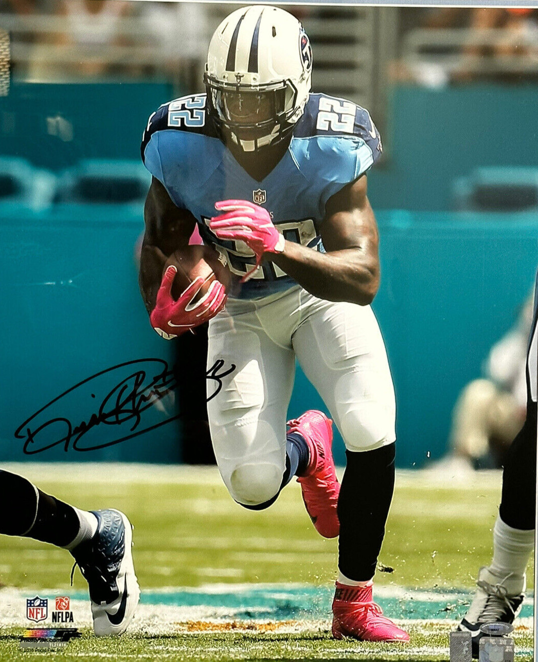 Derrick Henry Signed 16x20 Photo Tristar & Derrick Henry Hologram Authenticated