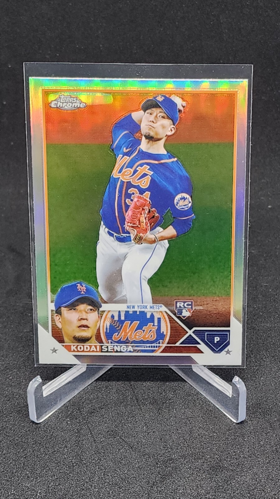 Kodai Senga 2023 Topps Chrome #217 Refractor RC New York Mets