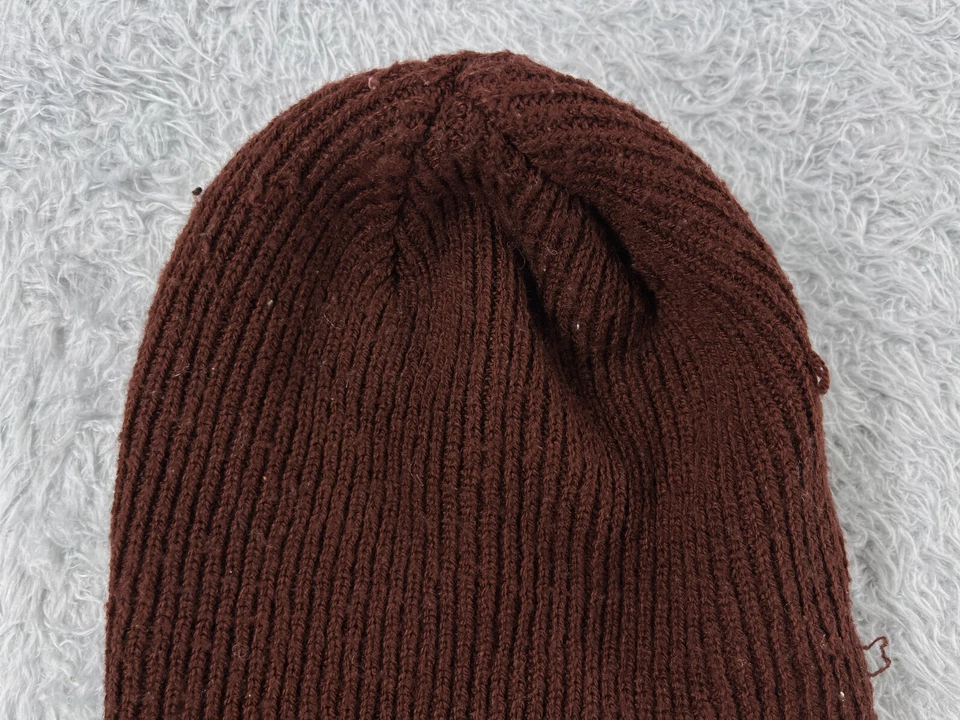 DC Shoes Gorro Toque Adulto Talla Única Marrón Doble Punto Acrílico Patín Hecho en Canadá Foto 3 de 4