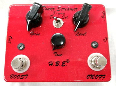 ギター HomeBrew Electronics HBE Power Screamer Home Brew Electronics H.B.E Power Screamer Overdrive Guitar
