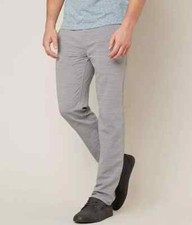 HURLEY Men's CUTBACK Dri-Fit / Regular-Fit CASUAL STRETCH PANTS Wolf Grey - 34