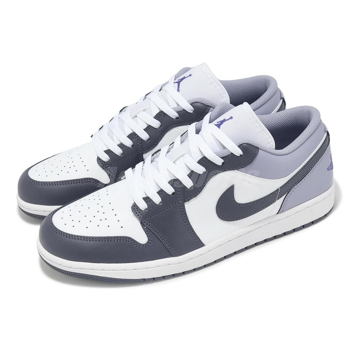 Nike Air Jordan 1 Low AJ1 White Indigo Haze Men Casual Shoes Nike Air Jordan 1 Low AJ1 White Indigo Haze Men Casual Shoes