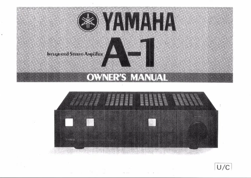 Yamaha  Bedienungsanleitung user manual owners manual  für A -1 Copy
