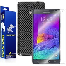 ArmorSuit MilitaryShield Samsung Galaxy Note 4 Screen Protector Black Carbon