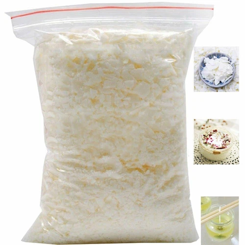 Natural Soy Wax For DIY Candle Making Supplies Waxed Candles Wicks Raw Material