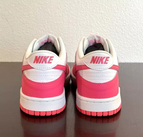 New HOT PINK Nike Kid’s Size 5Y Woman's 6.5 Dunk Low Laser Fuchsia FB9109 102 - Picture 8 of 12