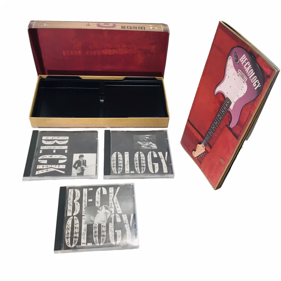 JEFF BECK - BECKOLOGY - 3 CD BOX SET - IN GUITAR LIKE BOX & BOOKLET - RARE - Image 2 of 4