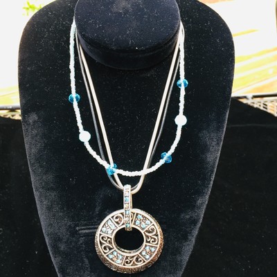 Laura Ashley Necklace Layered Strands 