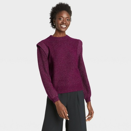 Women's Crewneck Pullover Sweater Who 