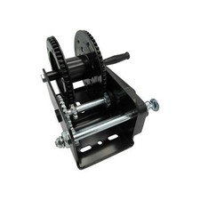 Manual Hand Winch in Black Finish with Brake 600LB - 2500LB (Car Trailer Puller)