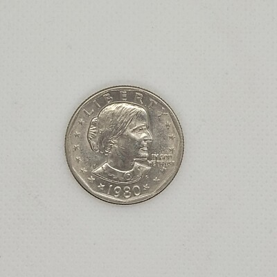 1980 Susan B. Anthony Liberty S RARE FG Gasparro Wide Rim One