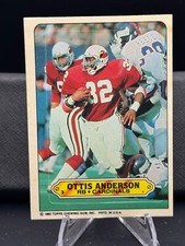 1983 Topps Chewing Gum - Ottis Anderson, #3 - Sticker - Arizona Cardinals