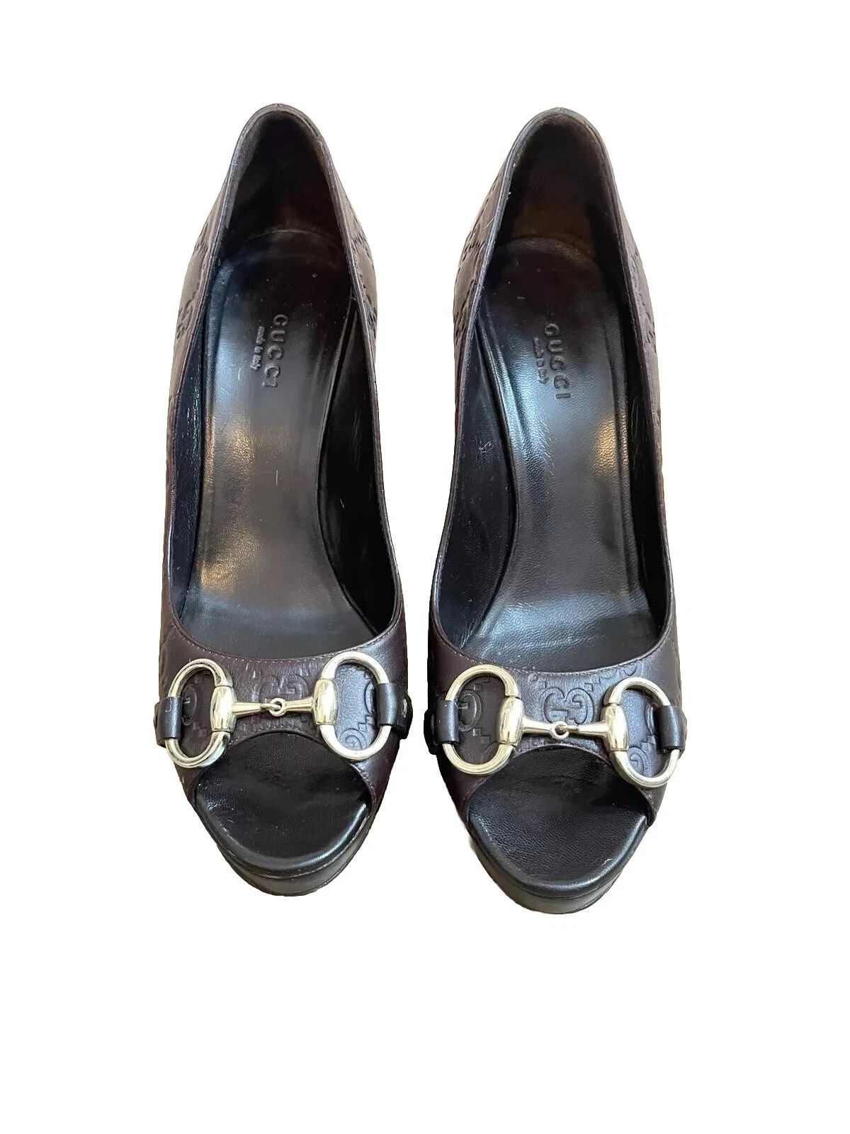 Gucci Brown Heels Every Occasion Daily Use Style Ysl Channel