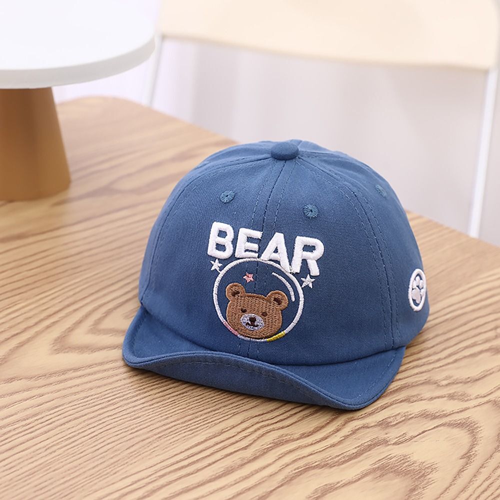 Hem Baby Baseball Cap Bear Peaked Hat Breathable Sunscreen Cap Newborns