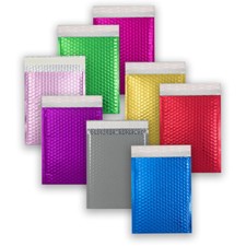 Metallic Bubble Padded Envelopes Reflective Mailers For Insulated Mailing Glossy