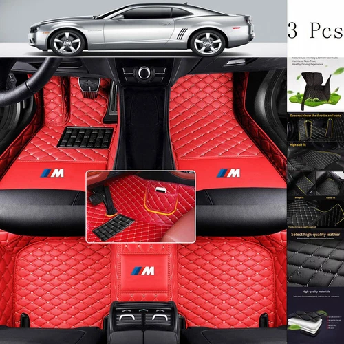 For BMW All Models Car Floor Mats Waterproof Carpets All-weather Front&Rear Sets - Picture 13 of 47