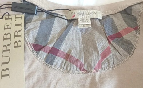 NEW Burberry Ladies Nude Sleeveless Top, Size S, BNWT 100% cotton, Thin&light - Picture 7 of 16