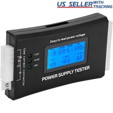 20+4 Pin LCD Power Supply Tester for ATX, ITX, BTX, PCI-E, SATA, HDD