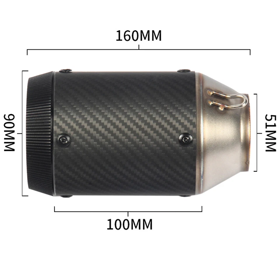 Tubo medio para Yamaha YZF R1 2006-2016 sistema de escape tubo de enlace silenciador de carbono Foto 2 de 3