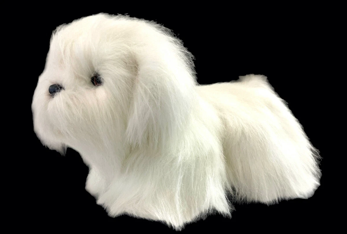 FurReal Friends Hasbro 2003 Go My Walkin Puppy Dog Walking White