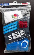 Fruit Of The Loom, Boys, M 10-12, 3 BOXER BRIEFS, Multicolor