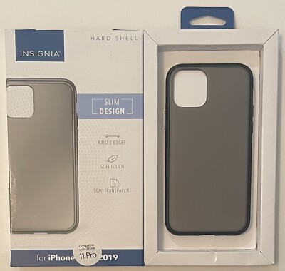 Insignia Hard Shell Slim Design Phone Case iPhone 11 Pro 5.8'' 2019 Black